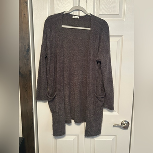 Women’s open fuzzy soft‎ cardigan